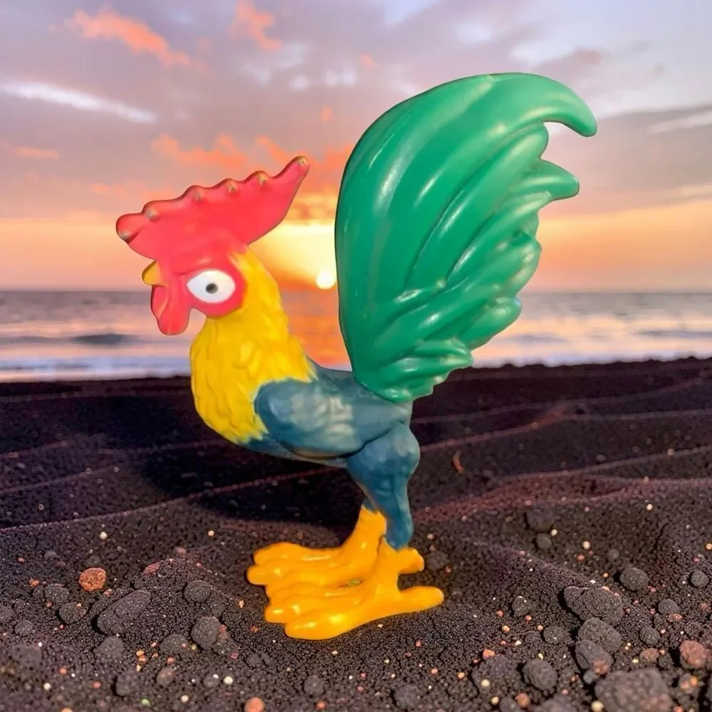 Disney's Moana Hei Hei Rooster PVC Collectible Toy Cake Topper 3.5” A53